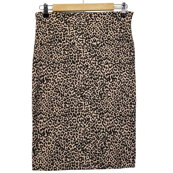 Vintage Leopard cheetah print pencil skirt size medium/ large - Picture 5 of 13